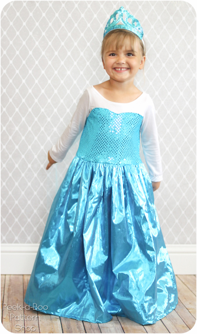 frozen costume elsa dress pattern