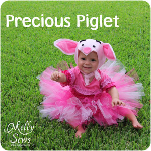 DIY piglet costume