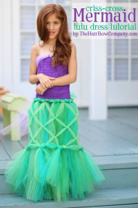 DIY Mermaid tutu costume tutorial