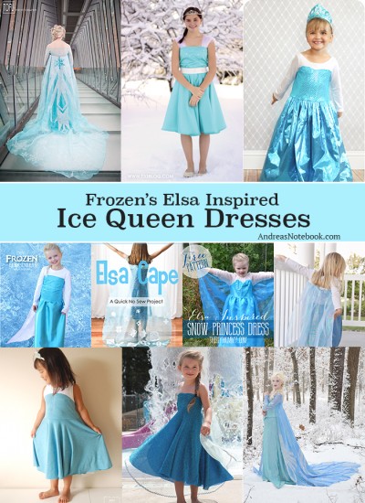 Frozen's Elsa Dress Tutorials (Ice Queen) - Andrea's Notebook