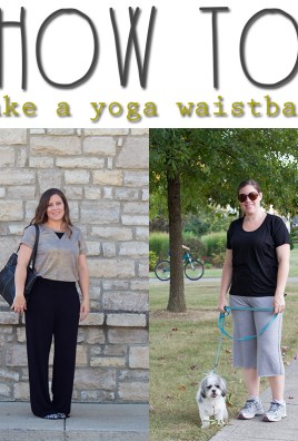 how to make a yoga waistband