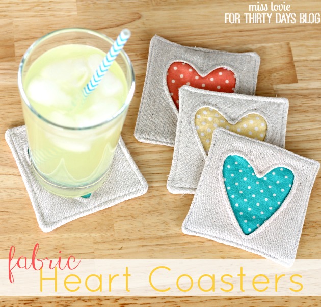 heart coaster tutorial