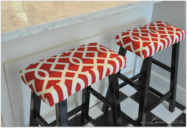 stool cover tutorial