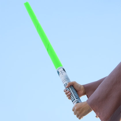 Paper light saber! Totally perfect. Free printable.