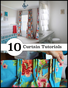 10 different DIY curtain methods. From sew to no-sew