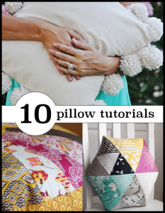 10 gorgeous pillow tutorials you have to see!