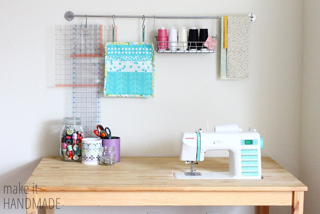 Sewing TABLE PLANS - Crafting Table With Storage DIY - Quilting Table Plans  - Instant Pdf Download