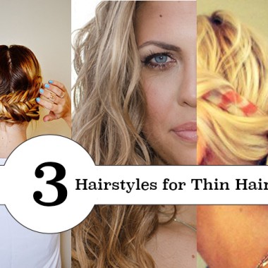 Great hair tutorials for thin or straight hair.