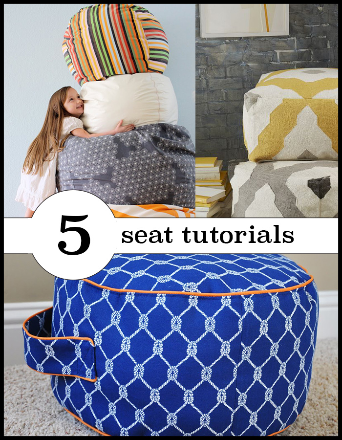 5 amazing seats to sew for your home. You must see these!