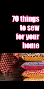 70 things to sew for your home black bring pillows