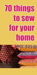 70 things to sew for your home yellow pillows pink