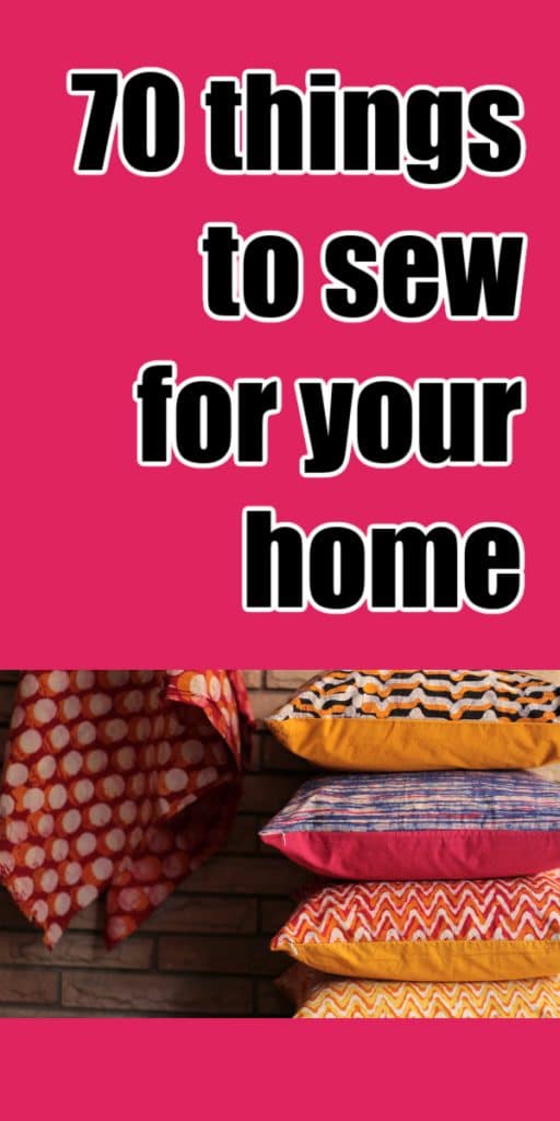 70 things to sew for your home pink pillows yellow black