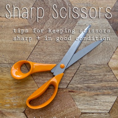 Great hacks to keep scissors sharp