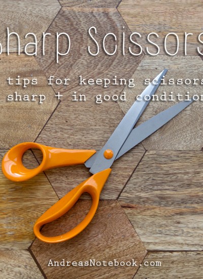 Great hacks to keep scissors sharp