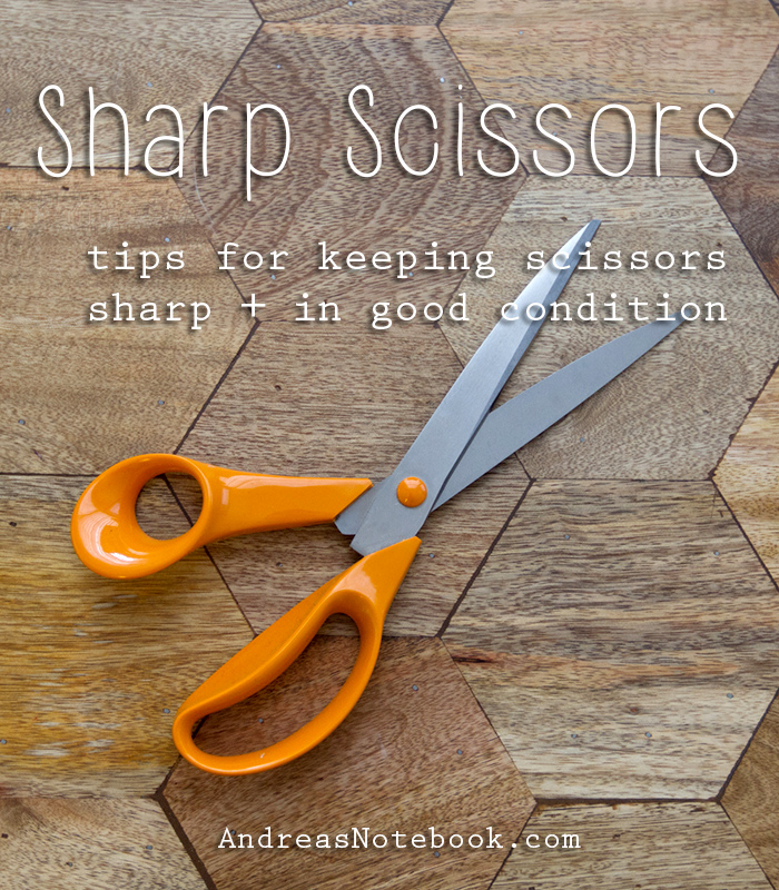 Great hacks to keep scissors sharp