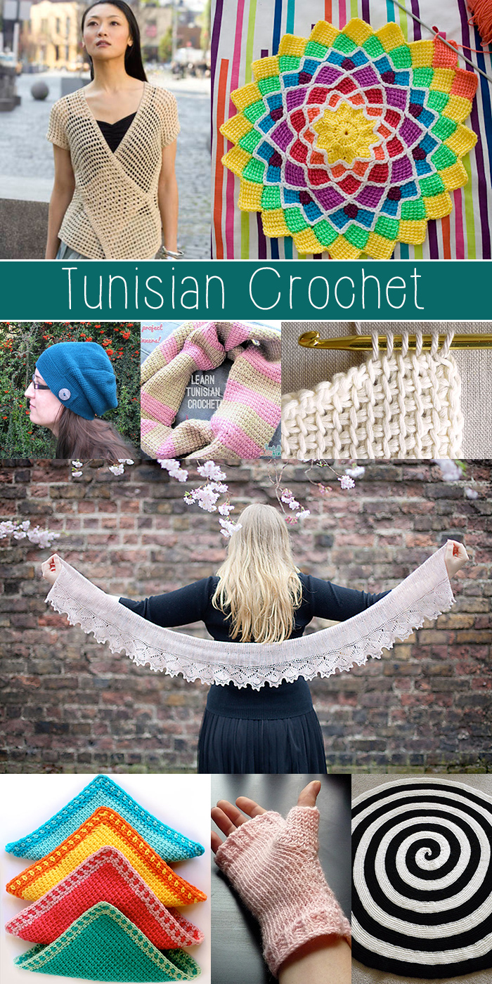 Tunisian crochet tutorials - MUST SEE!