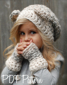 Lots of adorable crochet hat patterns for girls