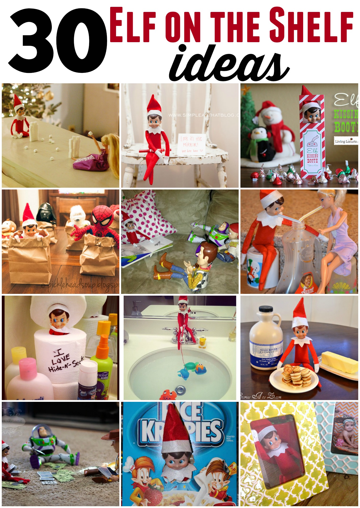 elf on shelf idea kit