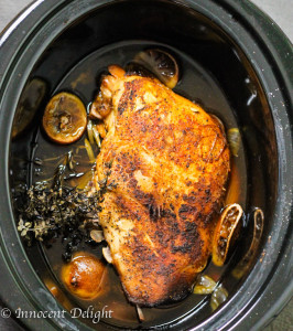 lemon garlic turkey breast in a crock pot. YUM.