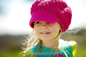 Lots of great crochet hat patterns for girls!