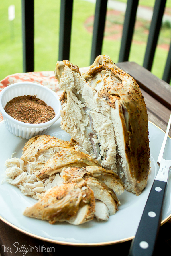 Cajun turkey breast in a crock pot!