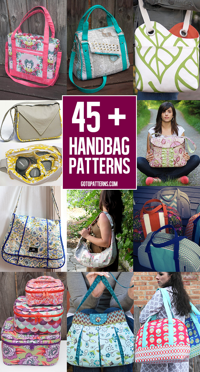 Over 45 great bag patterns to sew!