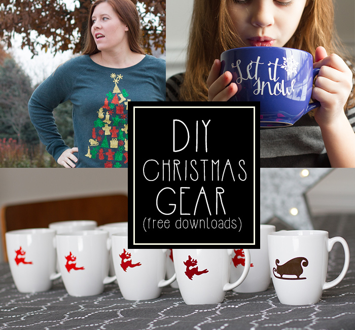 DIY Christmas decor and gear ideas! (free downloads)