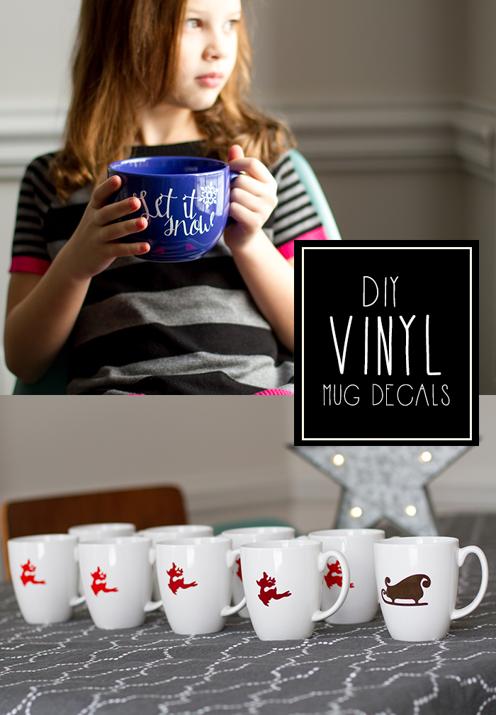 DIY vinyl mug decal tutorials