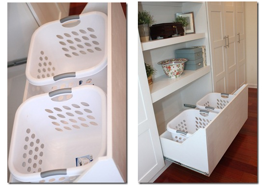 Ikea HACK! Hide your laundry baskets.