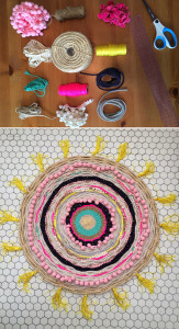 Amazing DIY woven rug tutorial