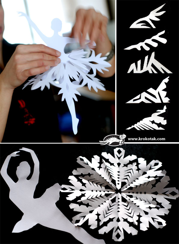 Ballerina snowflake tutorial