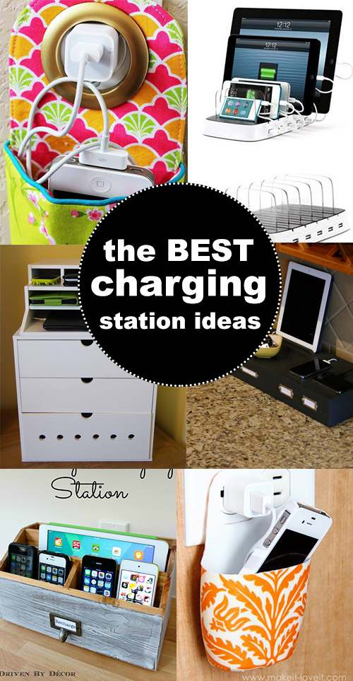 The BEST charging station ideas!