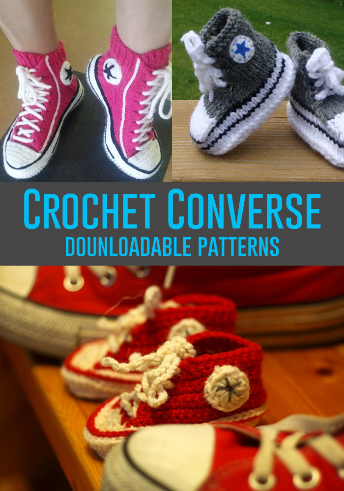 Free crochet pattern for baby converse clearance shoes