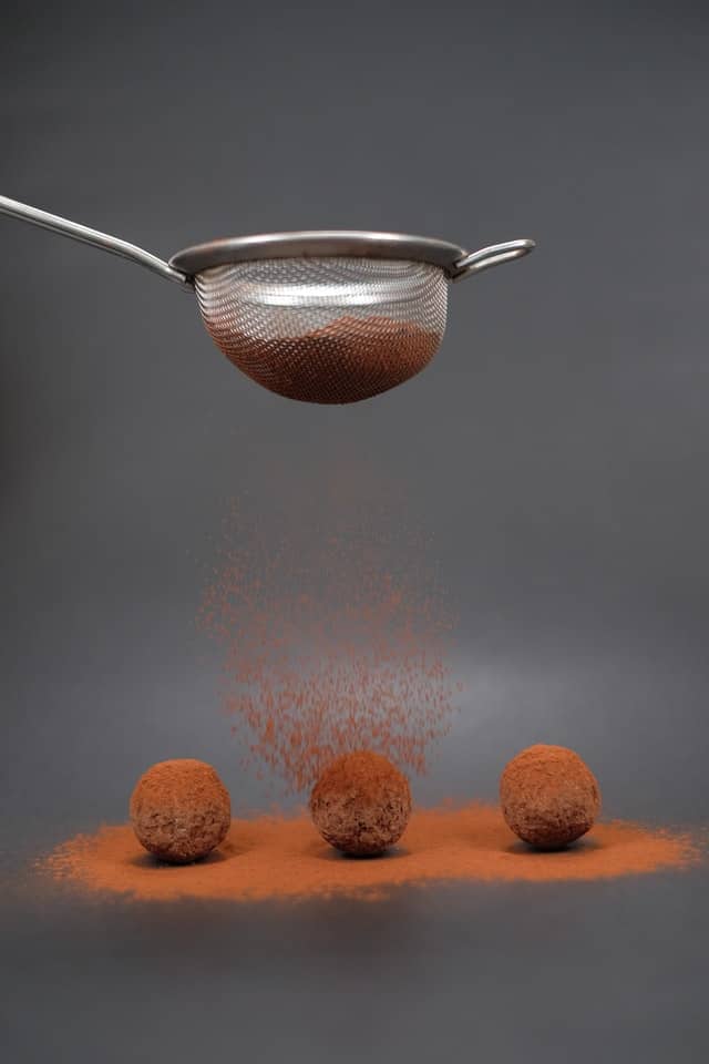 chocolate powder truffle