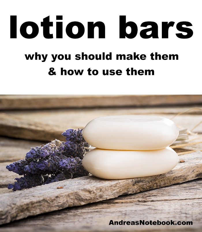 How to make lotion bars! (and why you should)