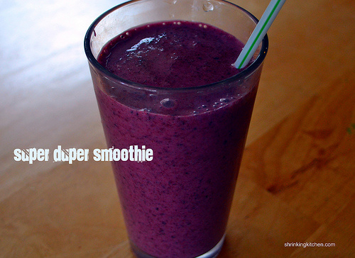 Super duper fiber packed smoothie