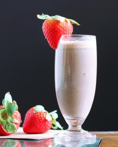 strawberry chocolate smoothie! Better than a milkshake!