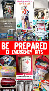 Be Prepared! 13 emergency kits you need to have!