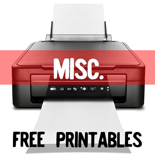 FREE printables
