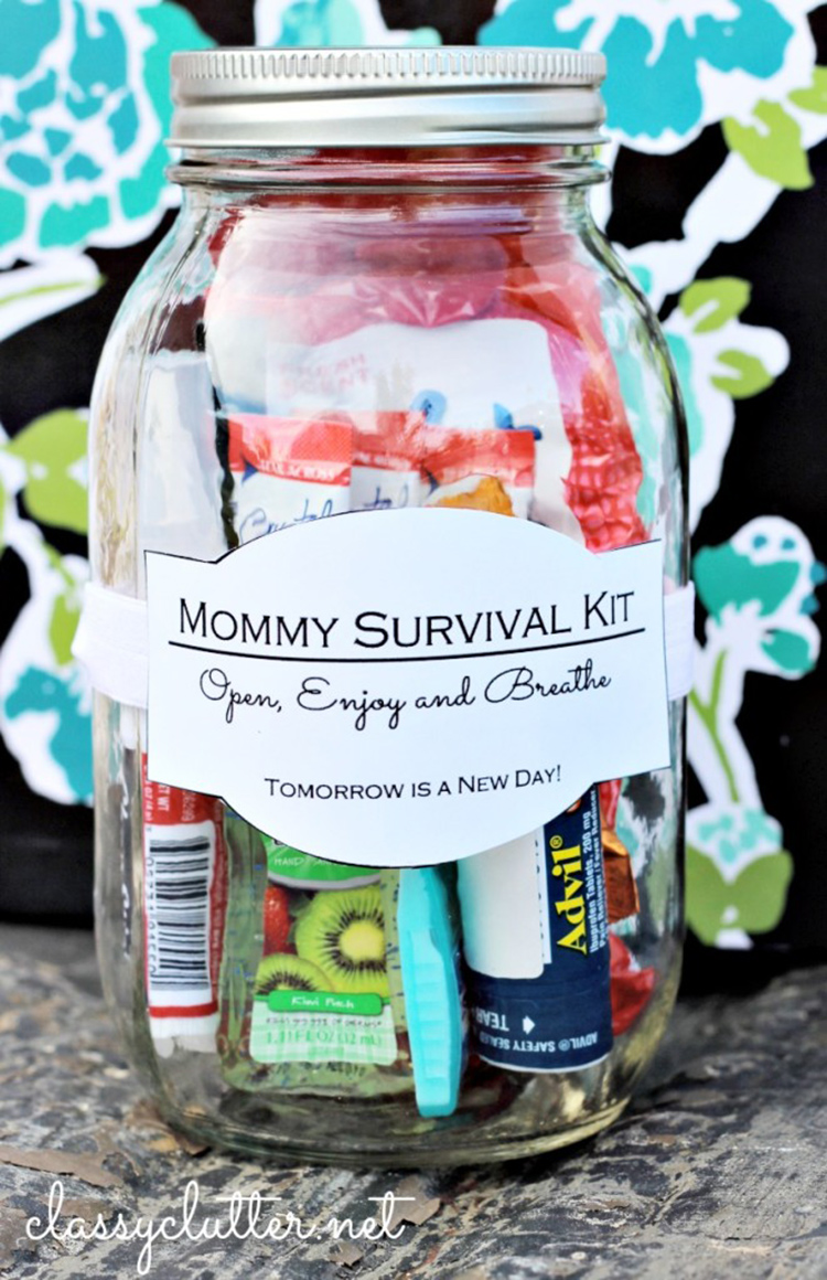 Make a new mommy survival kit