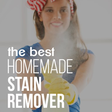 the BEST homemade stain remover - Make this today!