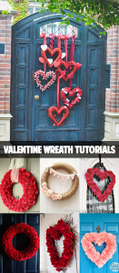 Valentine wreath tutorials