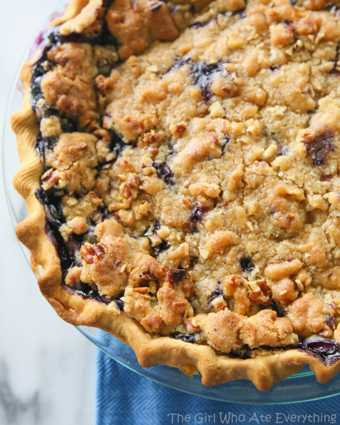 Blueberry Custard Pie recipe