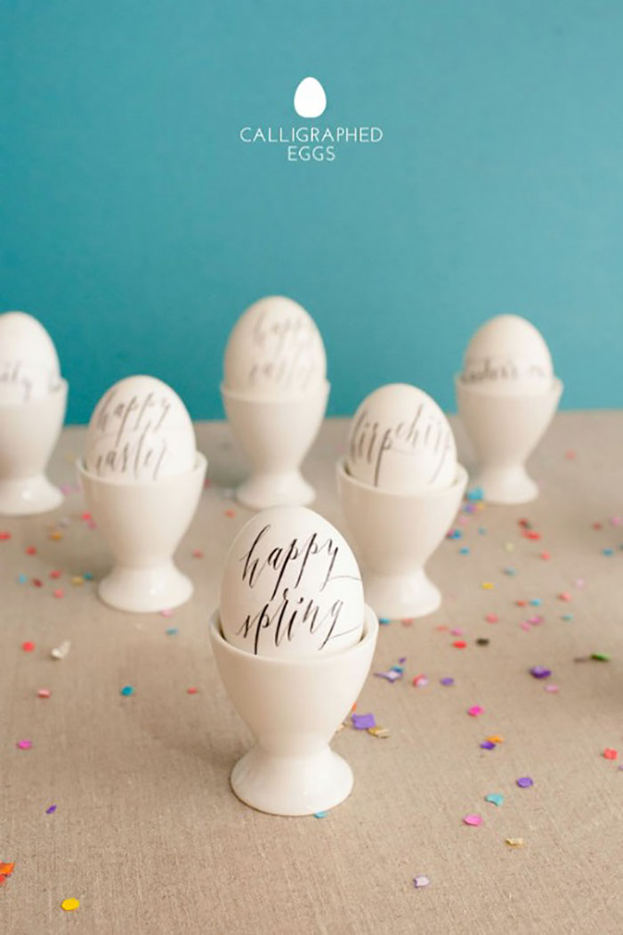 Calligraphy egg