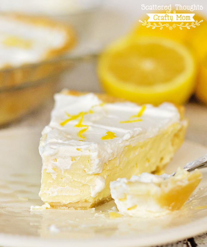 Lemon cheesecake pie. YUM