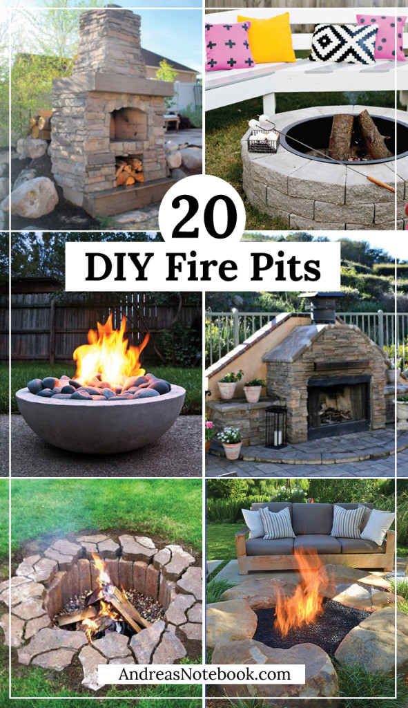 20 Outdoor Fire Pit Tutorials