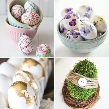 25 creative egg decorating ideas - tutorials