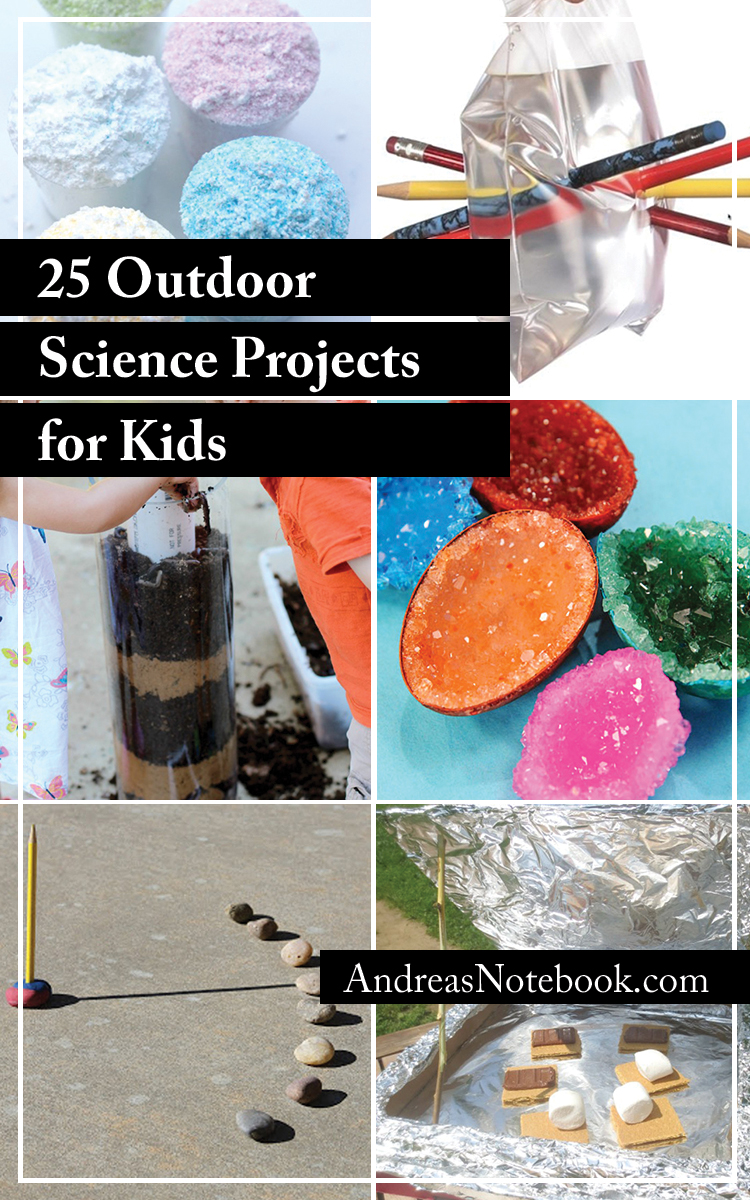 LOVE THESE! 25 outdoor science projects for kids