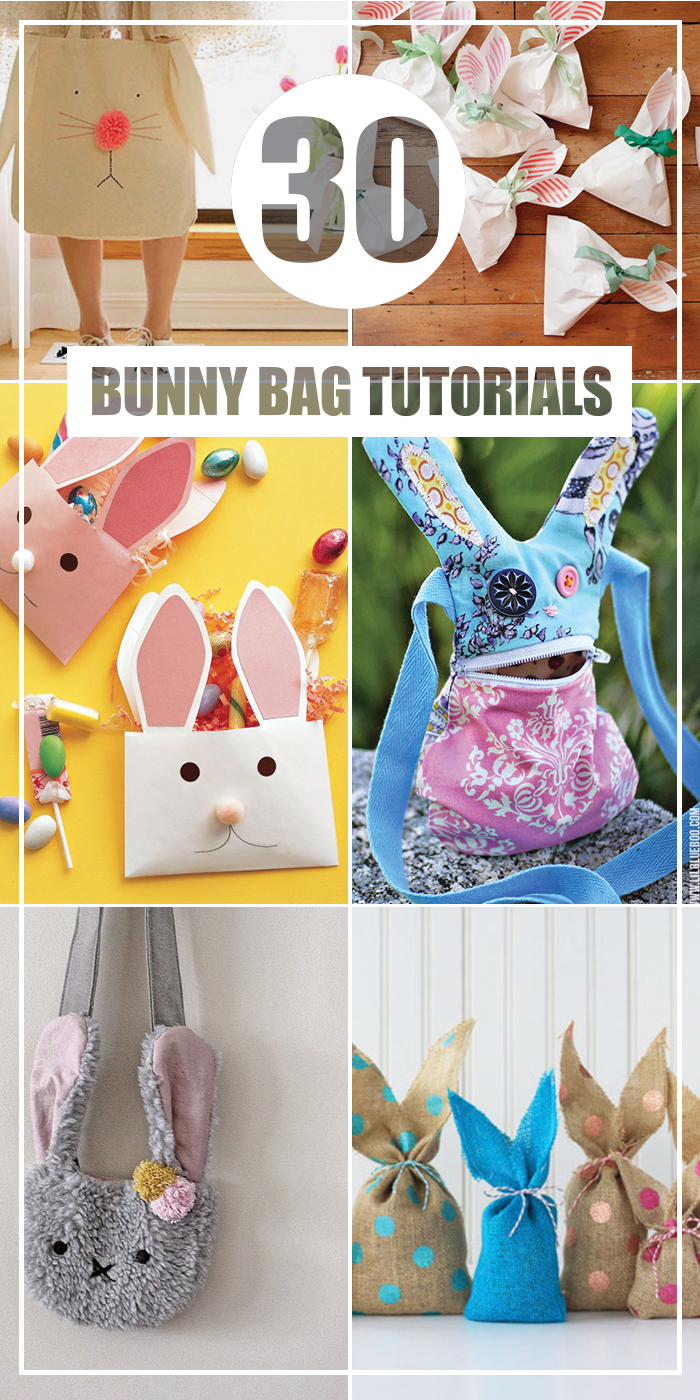 30 DIY Bunny Bag Tutorials