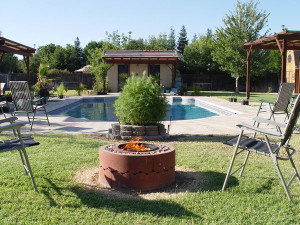 Concrete Tree Rings Fire Pit Tutorial
